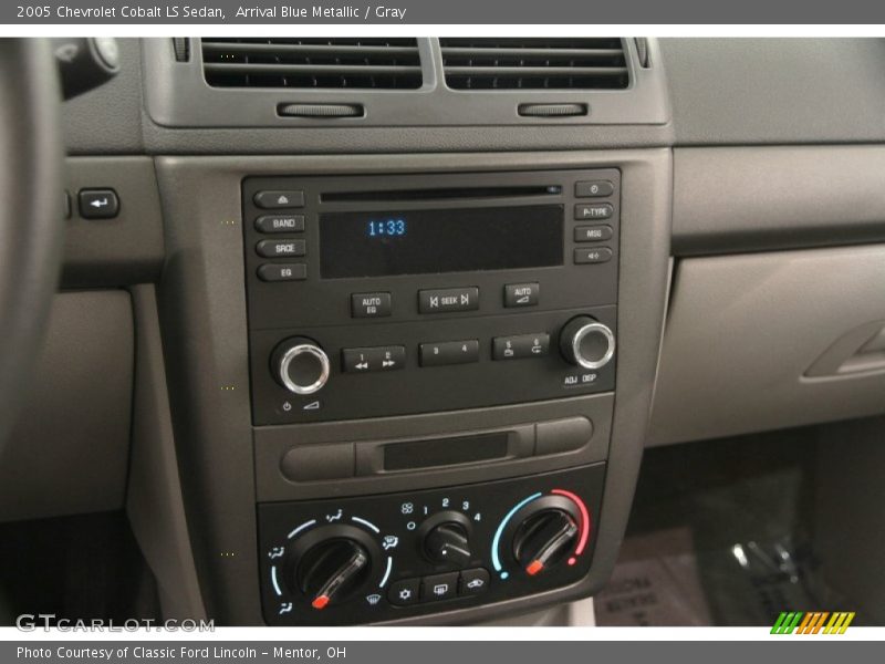 Controls of 2005 Cobalt LS Sedan