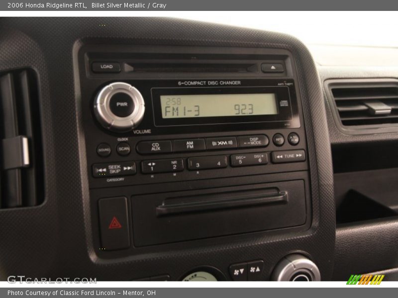 Controls of 2006 Ridgeline RTL