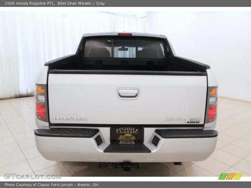 Billet Silver Metallic / Gray 2006 Honda Ridgeline RTL