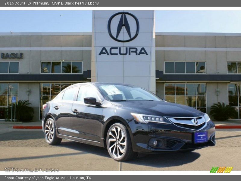 Crystal Black Pearl / Ebony 2016 Acura ILX Premium