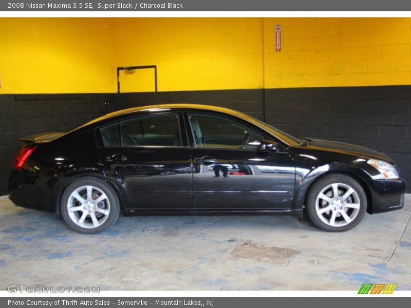 Super Black / Charcoal Black 2008 Nissan Maxima 3.5 SE