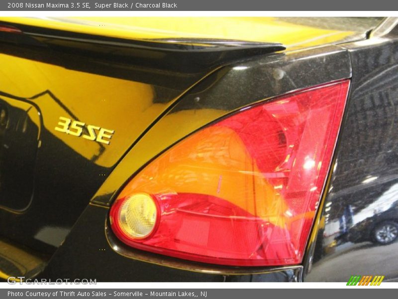 Super Black / Charcoal Black 2008 Nissan Maxima 3.5 SE