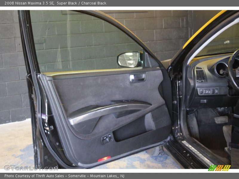 Super Black / Charcoal Black 2008 Nissan Maxima 3.5 SE