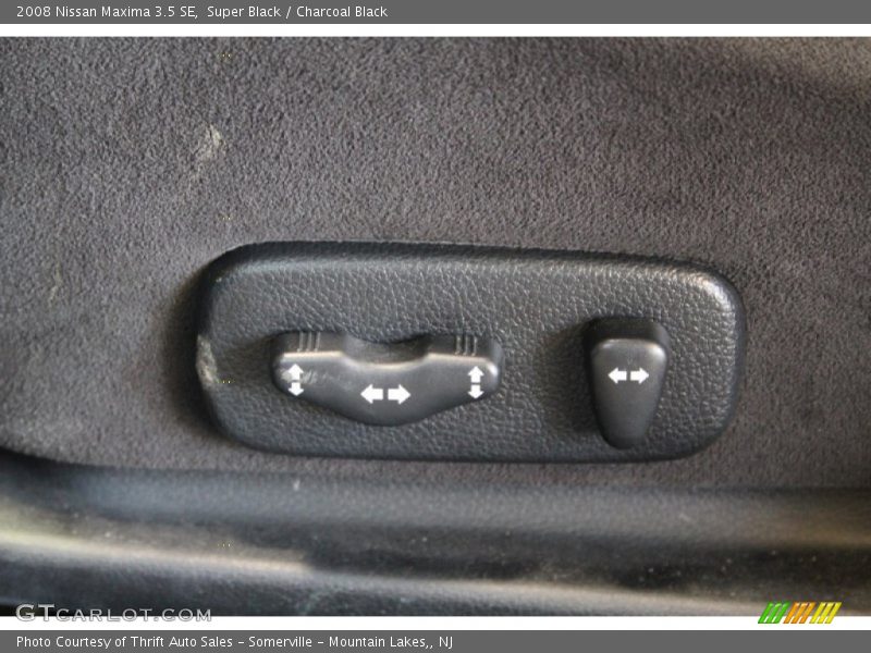 Super Black / Charcoal Black 2008 Nissan Maxima 3.5 SE