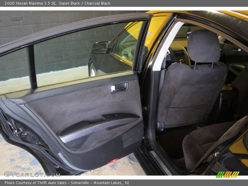 Super Black / Charcoal Black 2008 Nissan Maxima 3.5 SE