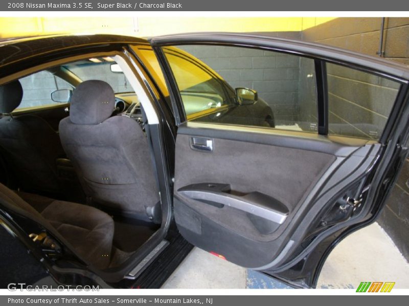 Super Black / Charcoal Black 2008 Nissan Maxima 3.5 SE