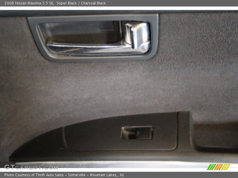 Super Black / Charcoal Black 2008 Nissan Maxima 3.5 SE