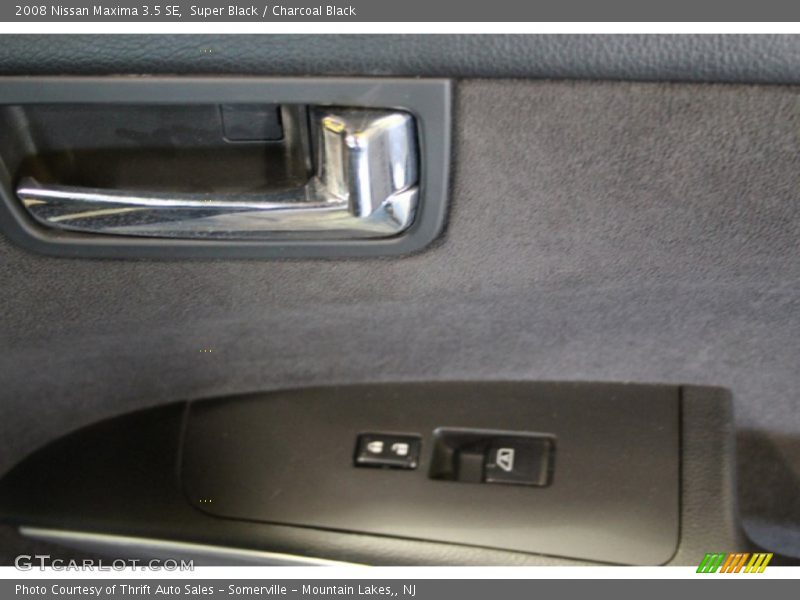 Super Black / Charcoal Black 2008 Nissan Maxima 3.5 SE