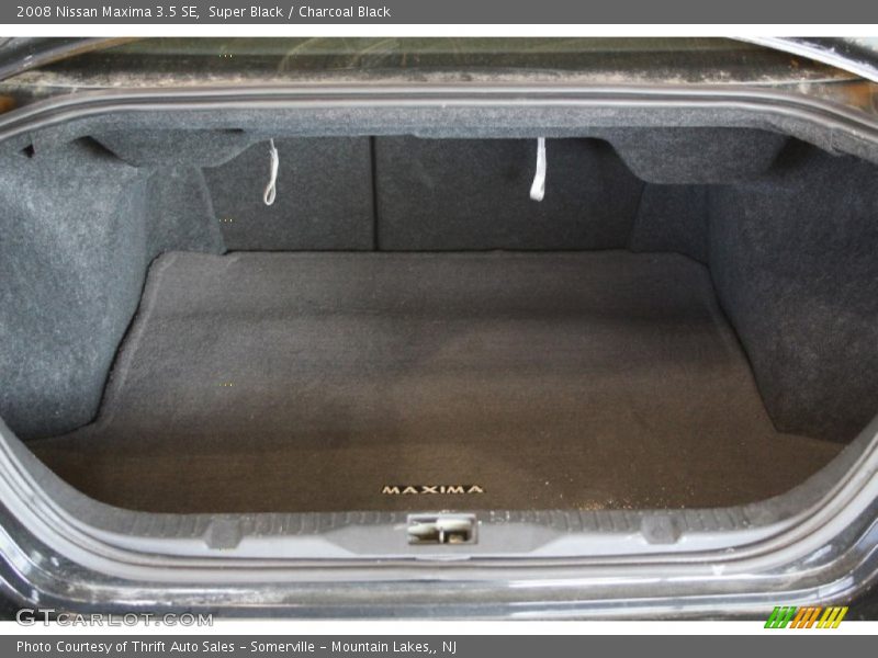 Super Black / Charcoal Black 2008 Nissan Maxima 3.5 SE