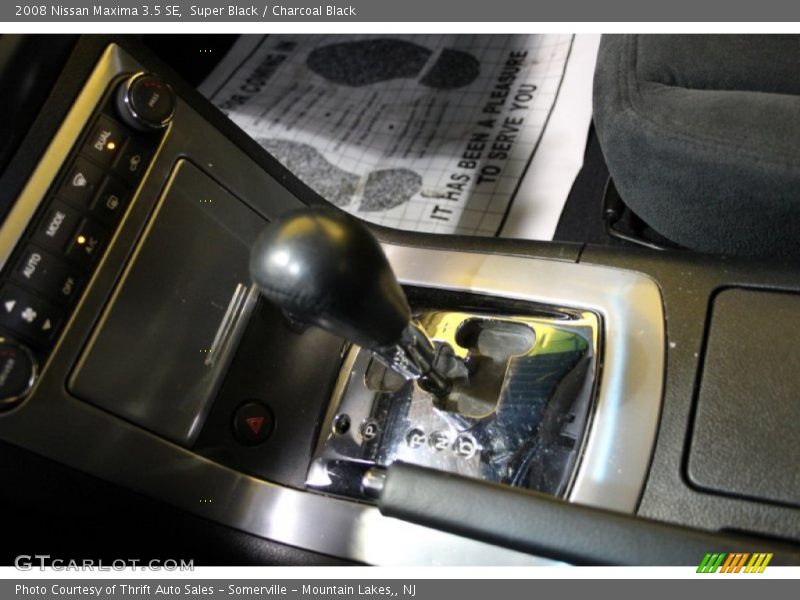 Super Black / Charcoal Black 2008 Nissan Maxima 3.5 SE