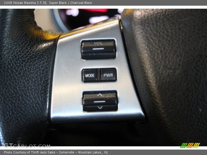 Super Black / Charcoal Black 2008 Nissan Maxima 3.5 SE