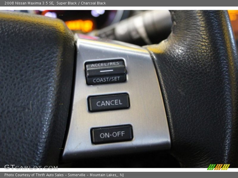 Super Black / Charcoal Black 2008 Nissan Maxima 3.5 SE