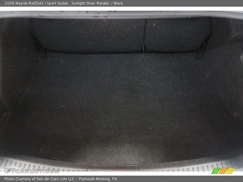 Sunlight Silver Metallic / Black 2008 Mazda MAZDA3 i Sport Sedan