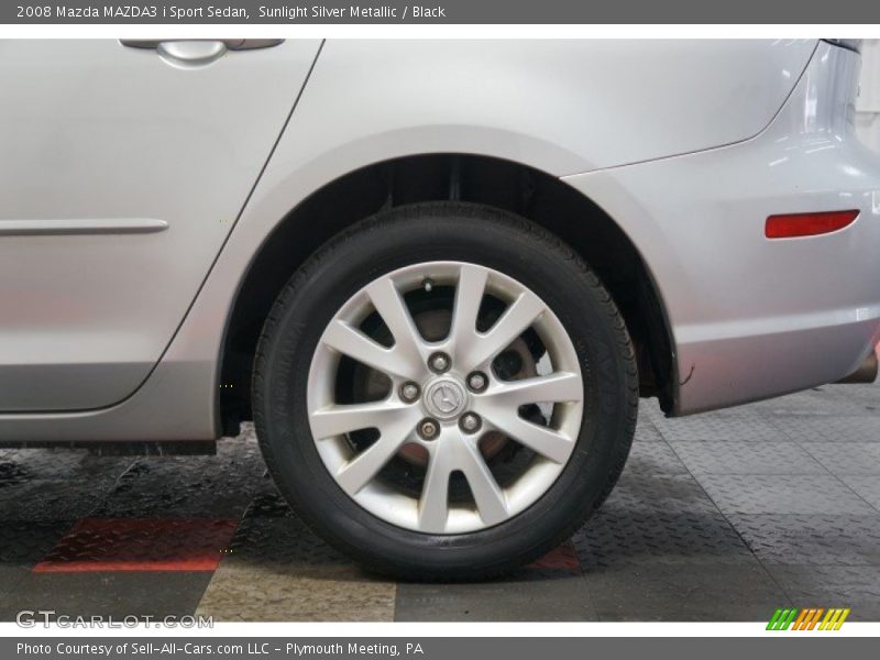 Sunlight Silver Metallic / Black 2008 Mazda MAZDA3 i Sport Sedan