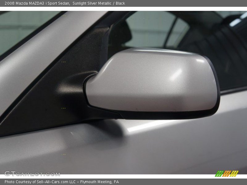 Sunlight Silver Metallic / Black 2008 Mazda MAZDA3 i Sport Sedan
