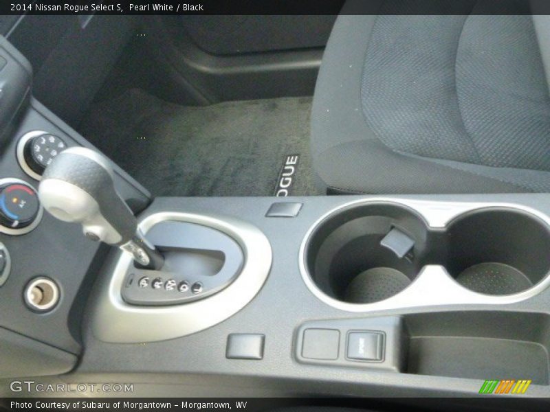 Pearl White / Black 2014 Nissan Rogue Select S