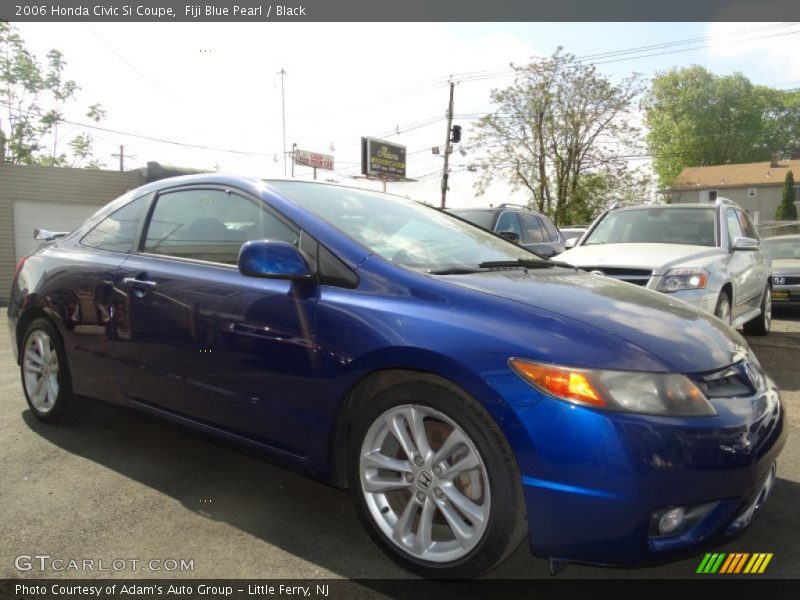 Fiji Blue Pearl / Black 2006 Honda Civic Si Coupe
