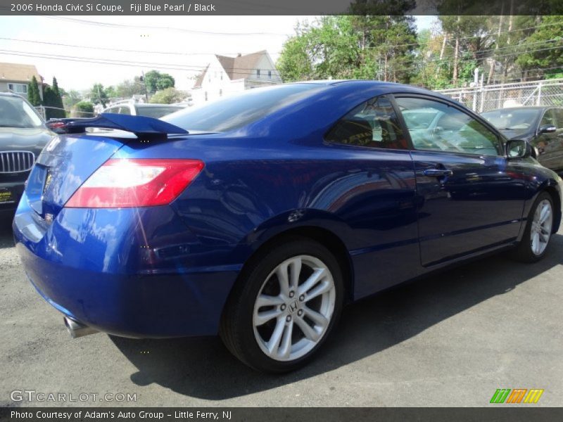 Fiji Blue Pearl / Black 2006 Honda Civic Si Coupe