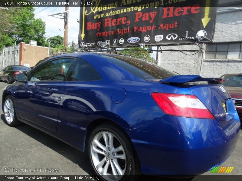 Fiji Blue Pearl / Black 2006 Honda Civic Si Coupe
