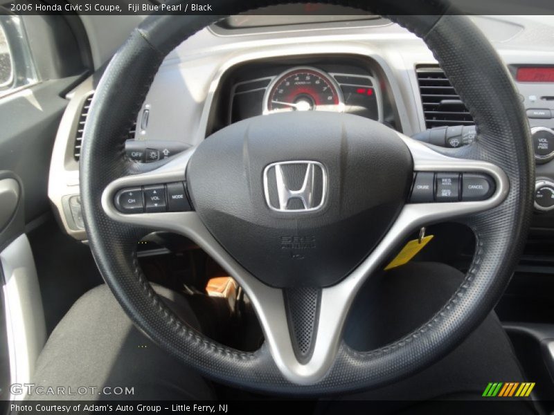 Fiji Blue Pearl / Black 2006 Honda Civic Si Coupe