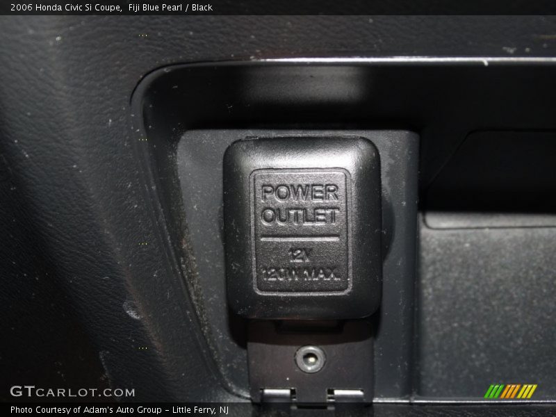 Fiji Blue Pearl / Black 2006 Honda Civic Si Coupe