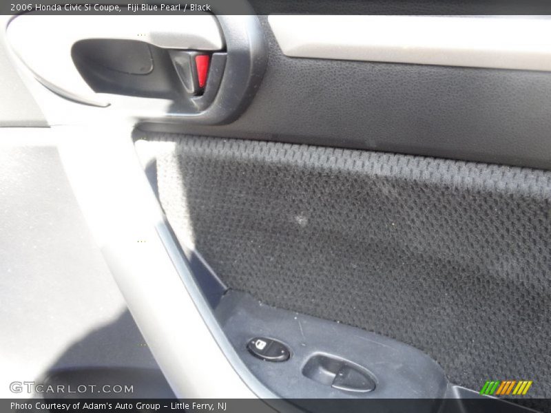 Fiji Blue Pearl / Black 2006 Honda Civic Si Coupe