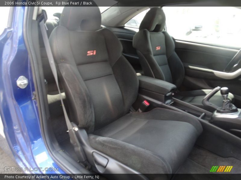 Fiji Blue Pearl / Black 2006 Honda Civic Si Coupe