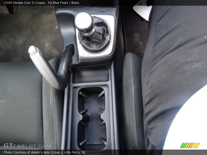 Fiji Blue Pearl / Black 2006 Honda Civic Si Coupe