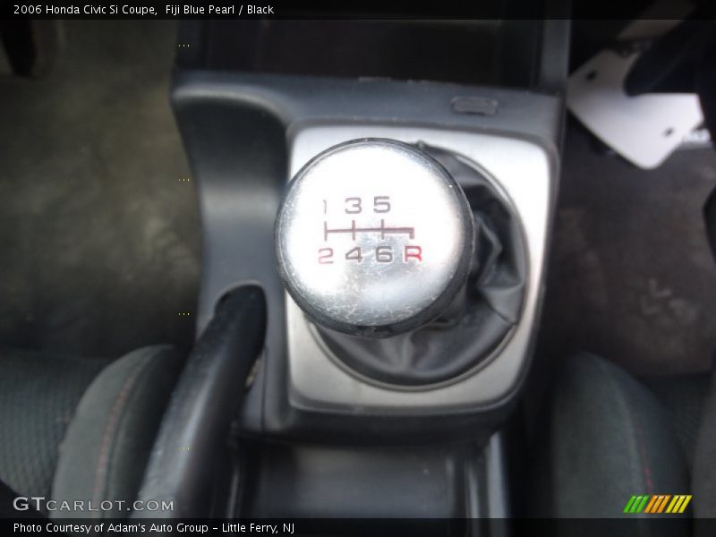 Fiji Blue Pearl / Black 2006 Honda Civic Si Coupe