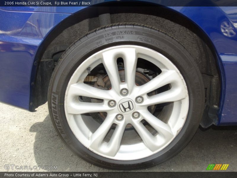 Fiji Blue Pearl / Black 2006 Honda Civic Si Coupe