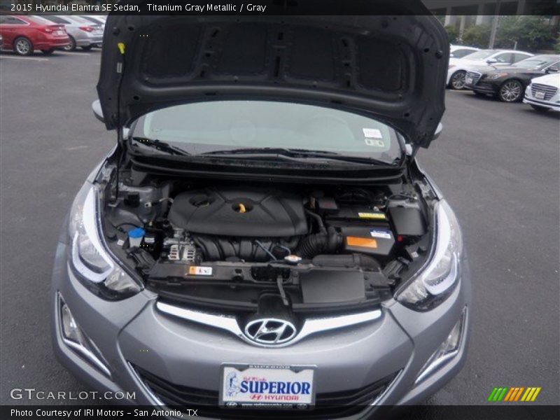 Titanium Gray Metallic / Gray 2015 Hyundai Elantra SE Sedan