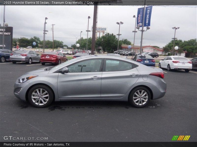 Titanium Gray Metallic / Gray 2015 Hyundai Elantra SE Sedan