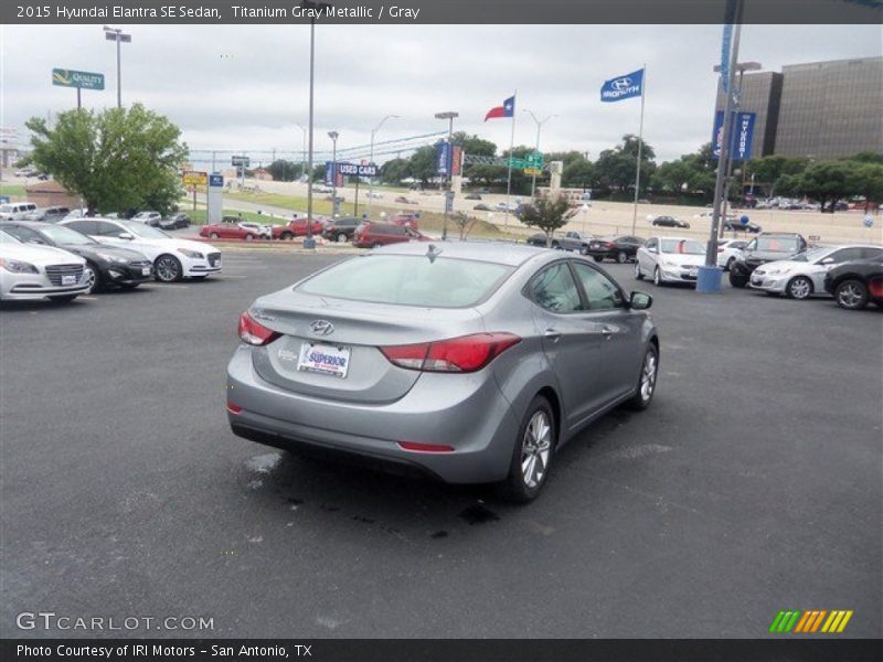 Titanium Gray Metallic / Gray 2015 Hyundai Elantra SE Sedan