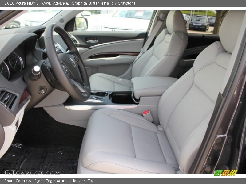 Graphite Luster Metallic / Graystone 2016 Acura MDX SH-AWD Advance