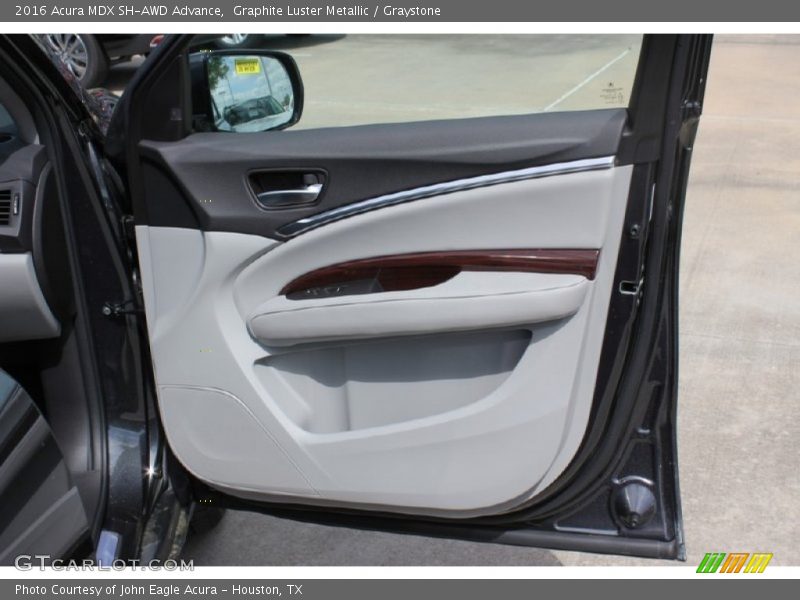 Graphite Luster Metallic / Graystone 2016 Acura MDX SH-AWD Advance