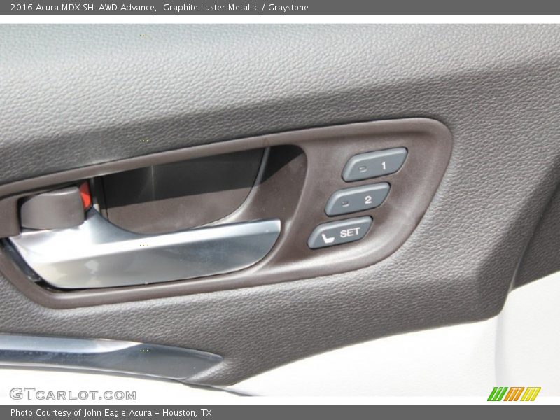 Graphite Luster Metallic / Graystone 2016 Acura MDX SH-AWD Advance