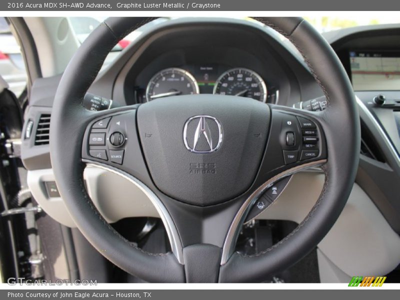 Graphite Luster Metallic / Graystone 2016 Acura MDX SH-AWD Advance