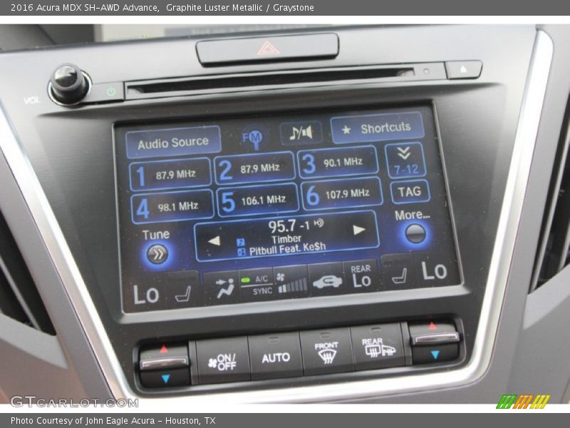 Graphite Luster Metallic / Graystone 2016 Acura MDX SH-AWD Advance