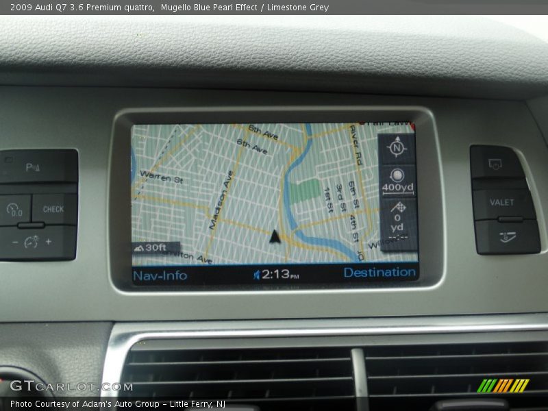 Mugello Blue Pearl Effect / Limestone Grey 2009 Audi Q7 3.6 Premium quattro