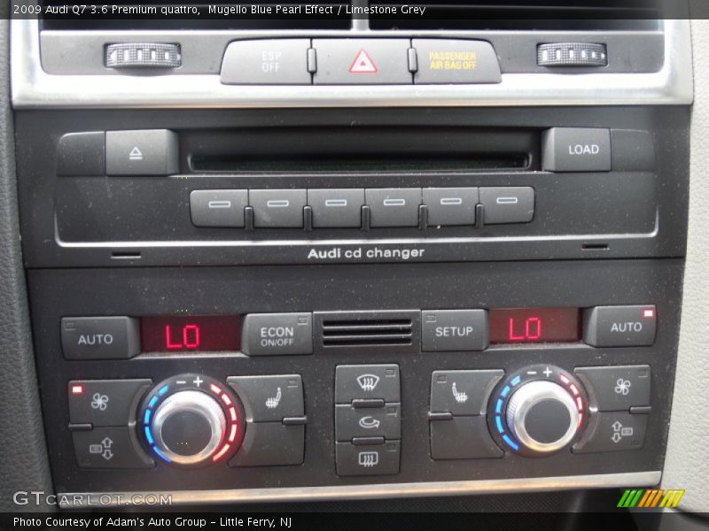 Mugello Blue Pearl Effect / Limestone Grey 2009 Audi Q7 3.6 Premium quattro