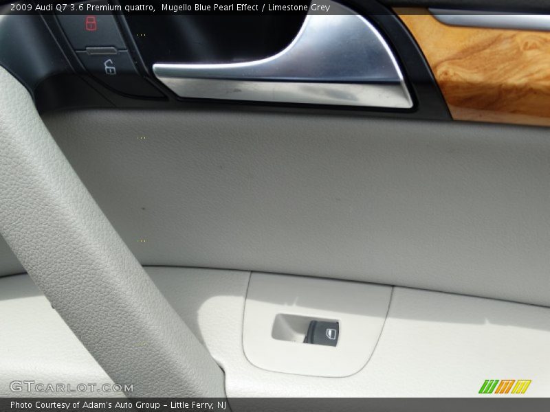Mugello Blue Pearl Effect / Limestone Grey 2009 Audi Q7 3.6 Premium quattro