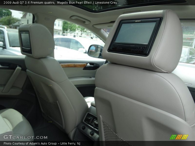 Mugello Blue Pearl Effect / Limestone Grey 2009 Audi Q7 3.6 Premium quattro