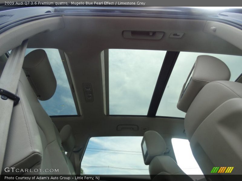 Mugello Blue Pearl Effect / Limestone Grey 2009 Audi Q7 3.6 Premium quattro