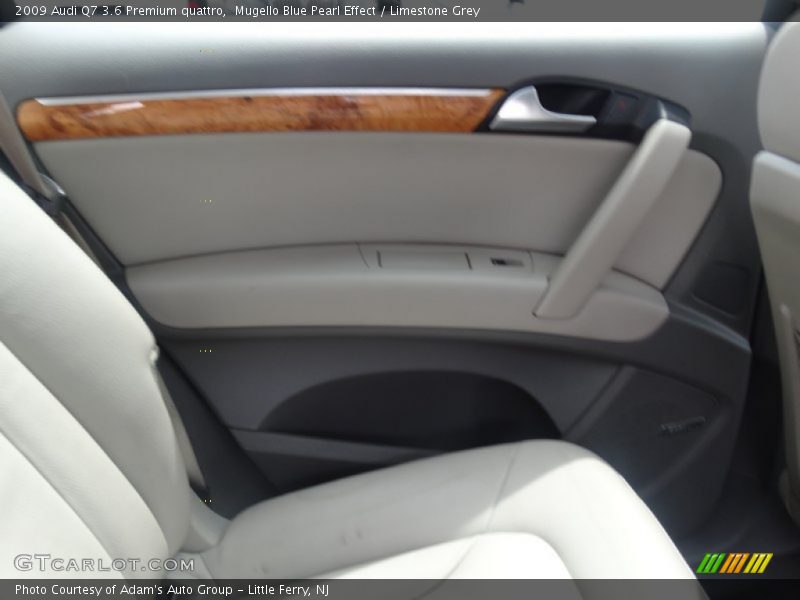 Mugello Blue Pearl Effect / Limestone Grey 2009 Audi Q7 3.6 Premium quattro