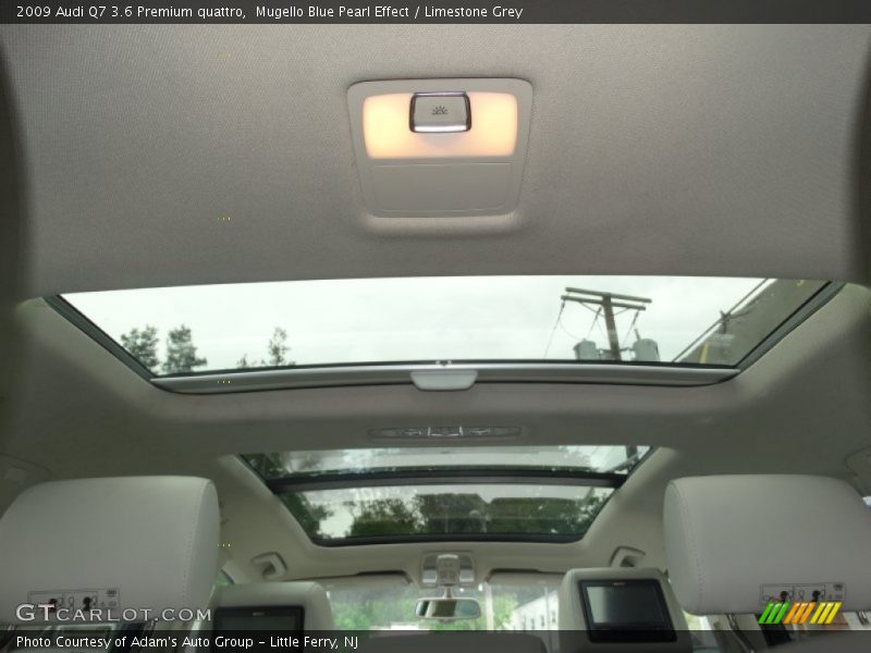 Mugello Blue Pearl Effect / Limestone Grey 2009 Audi Q7 3.6 Premium quattro