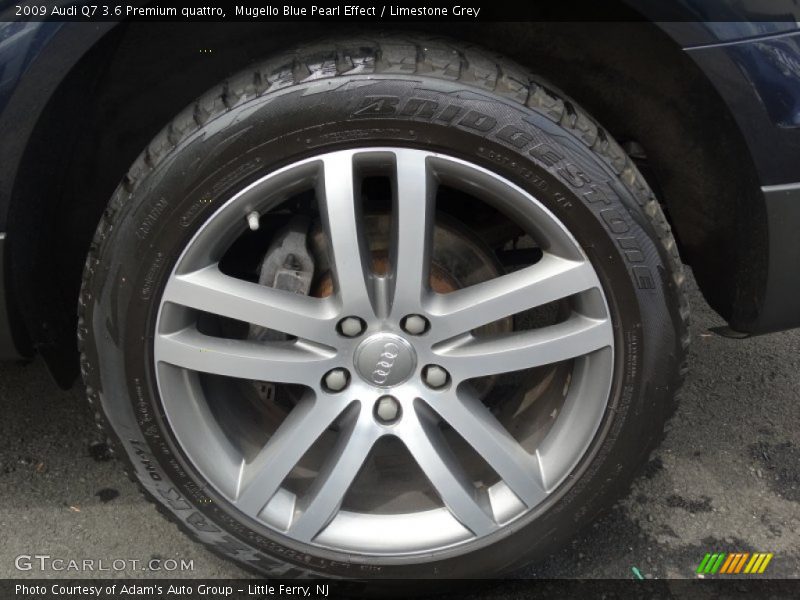 Mugello Blue Pearl Effect / Limestone Grey 2009 Audi Q7 3.6 Premium quattro