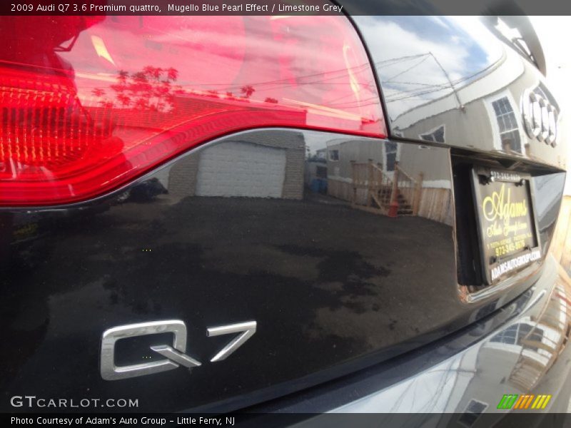 Mugello Blue Pearl Effect / Limestone Grey 2009 Audi Q7 3.6 Premium quattro
