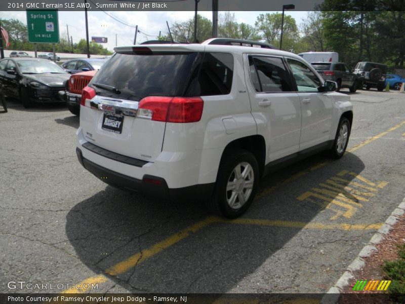 Summit White / Jet Black 2014 GMC Terrain SLE AWD