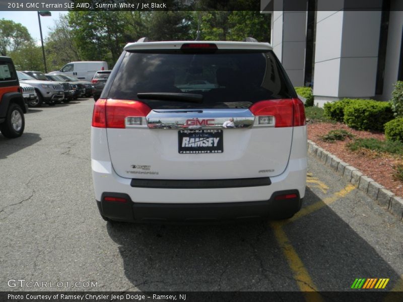 Summit White / Jet Black 2014 GMC Terrain SLE AWD