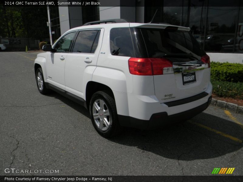 Summit White / Jet Black 2014 GMC Terrain SLE AWD